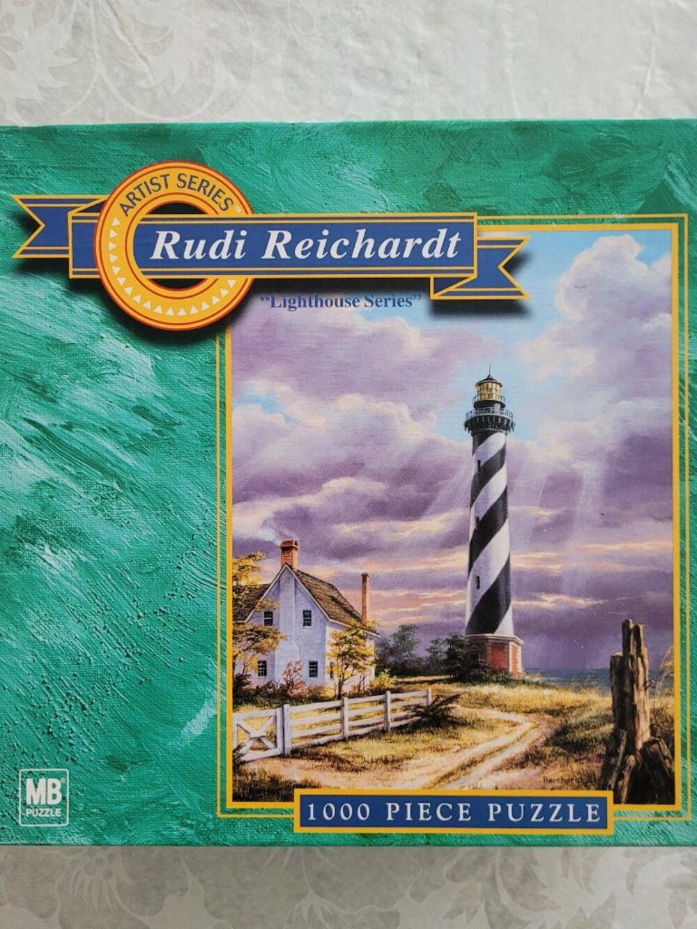 Rudi Reichardt Lighthouse Series "Rays of Hope" 1000 Piece Puzzle